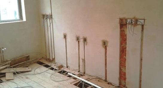rewiring a house without removing drywall