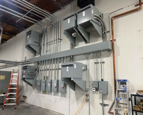 Complete Commercial Electrical System Installation At A Manufacturing Facility